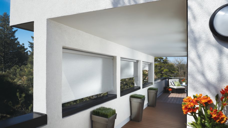 Hunter Douglas outdoor screen shades